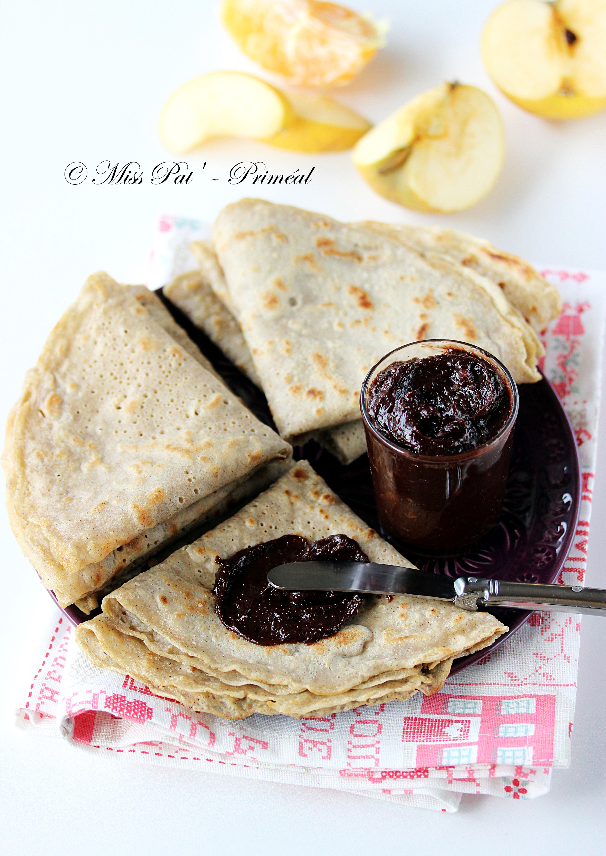 Recette Vegetarienne Recette Bio Crepes Epeautre Et Sarrasin Pate A Tartiner Chocolatee Primeal Le Bio Vegetal