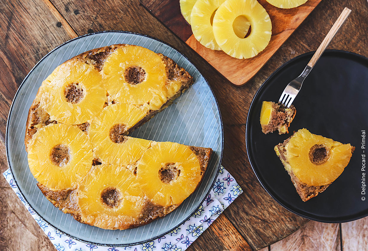 Gâteau antillais à l’ananas